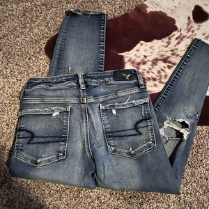 American Eagle Super stretch Jegging Crop style